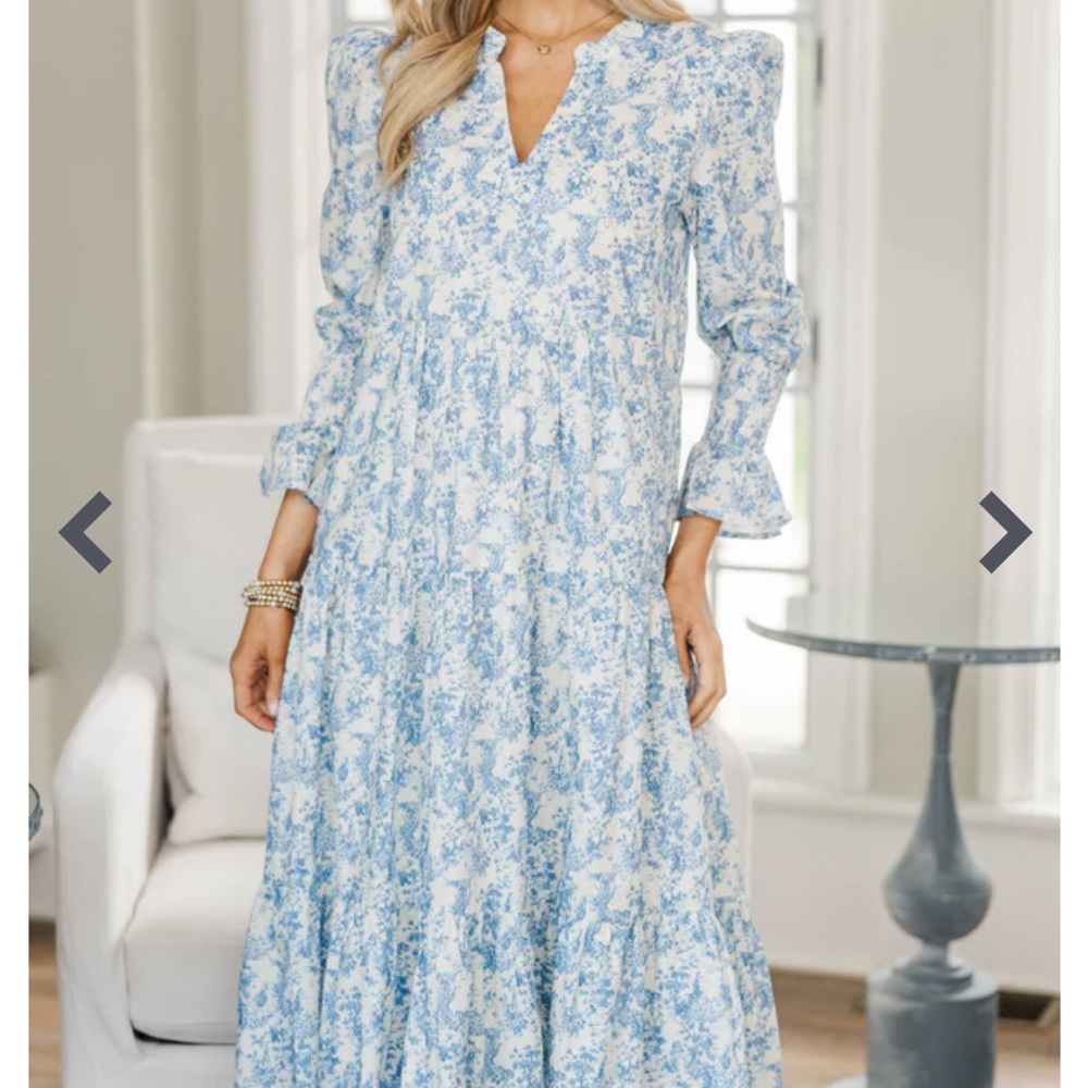 NWOT Shop The Mint Green Toile Midi Nursing Dress SX